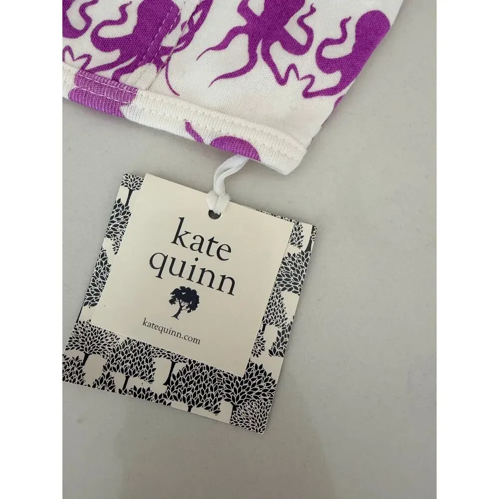 Kate Quinn Organic Cotton Elf Hat - Orchid Octopus